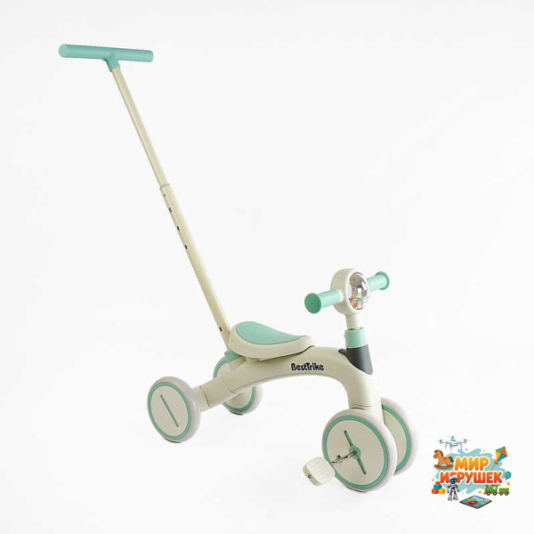 Велосипед 3-х кол. BST-410 Best Trike (1) матеріал рами нейлон, колеса передні 8``, задні 6``, батьківська ручка, в коробці