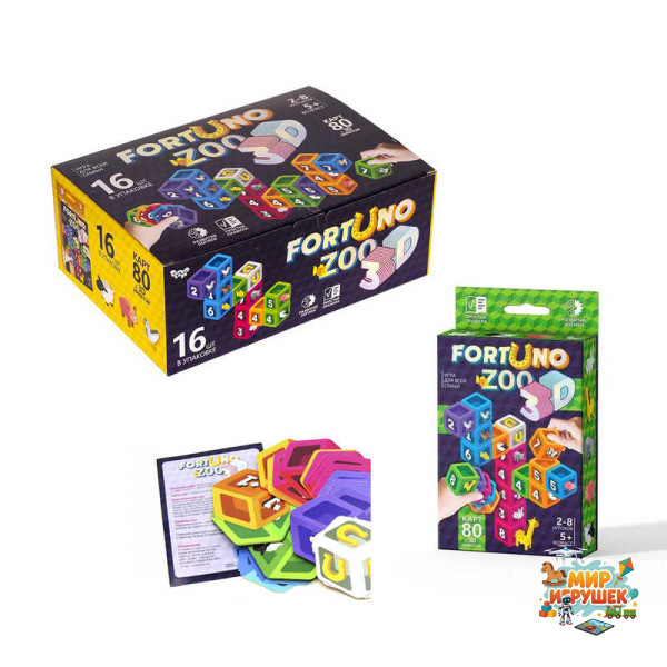 гр Настільна гра 'Fortuno 3D' G-F3D-02-01U УКР. (32) 'Danko Toys'