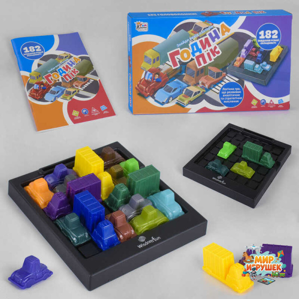 гр Розвиваюча гра 'Година пік' UKВ-В 0036 (24) '4FUN Game Club', машинки, ігрова платформа, українською мовою, в коробці