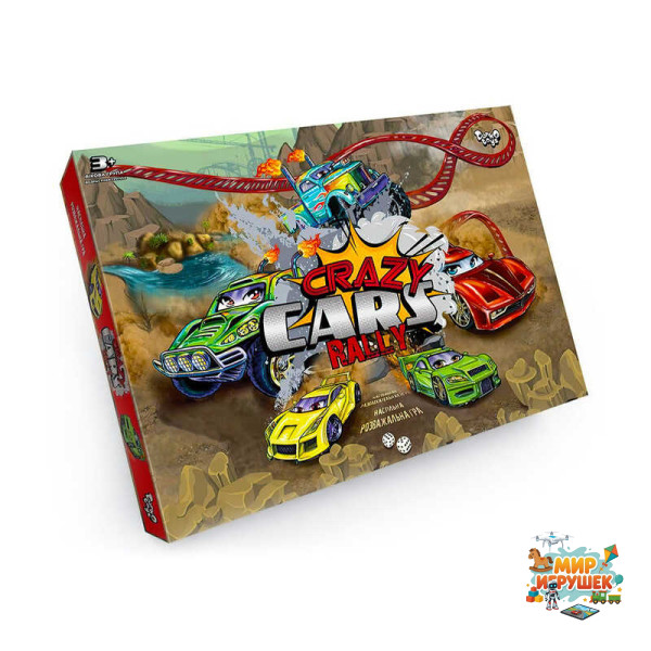 гр Настільна гра 'Crazy Cars Rally' DTG93R (20) 'Danko Toys', у коробці
