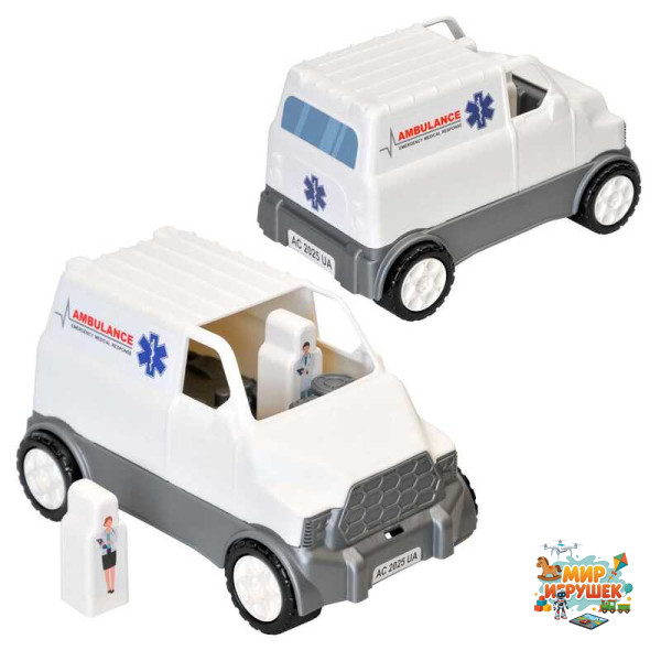 гр Авто 'Smart wheels' швидка допомога 40046 (14) 'Tigres', 26х15х15 см