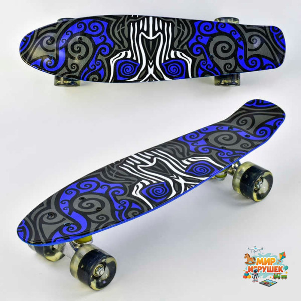Скейт F 6510 (8) Best Board, дошка = 55см, колеса PU, світло, d = 6см