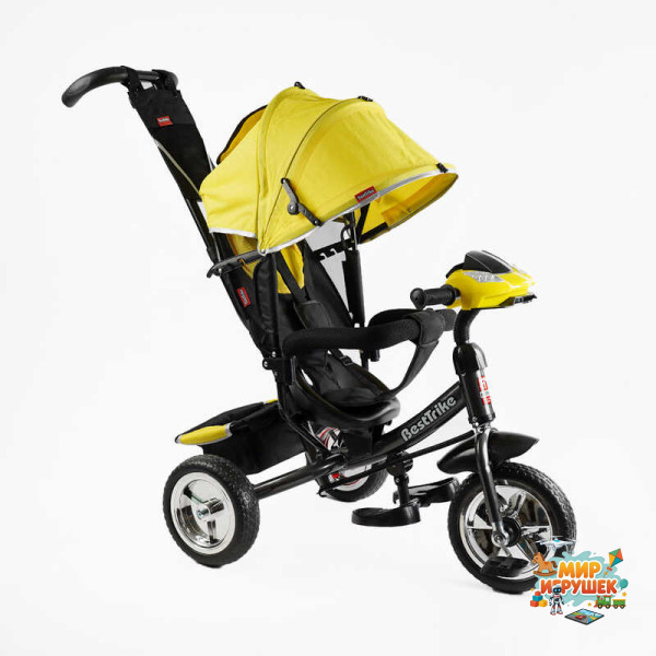 Велосипед 3-х колісний 6588 / 62-119 Best Trike (1) КОЛЕСО ПІНА, d=25см переднє, d=20см задні, фара музична, USB, Bluetooth, в коробці