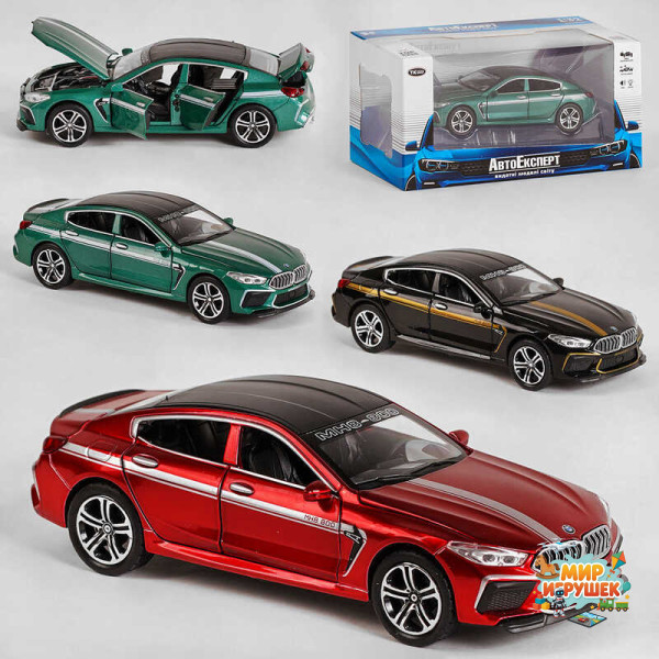 Машинка ТК - 3054 (32) 'Авто Експерт', 3 кольори, металопластик, 1:32, світло, звук, інерція, відчиняються двері, багажник, капот, в коробці, ВИДАЄТЬСЯ ТІЛЬКИ МІКС ВИДІВ