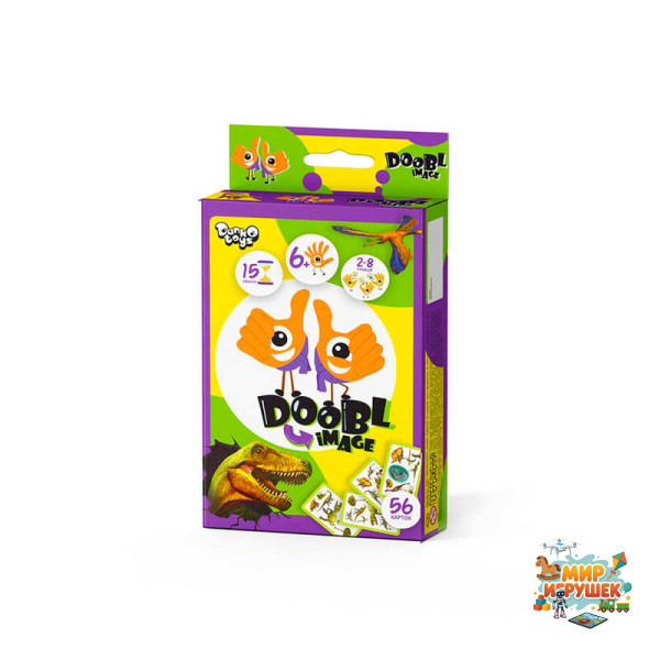 гр Настільна гра 'DOOBL IMAGE Dino' DBI-02-05U УКР. (32) 'Danko Toys'