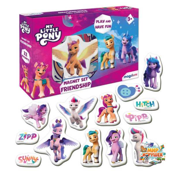 гр Набір магнітів ME 5031-21 “My little Pony. Дружба” (60) 'Magdum'