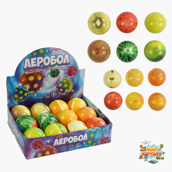М'яч 'Гравіті бол' C 66790 (32) 'WToys', ЦІНА ЗА 12 ШТУК В БЛОЦІ, діаметр -7 см, в коробці