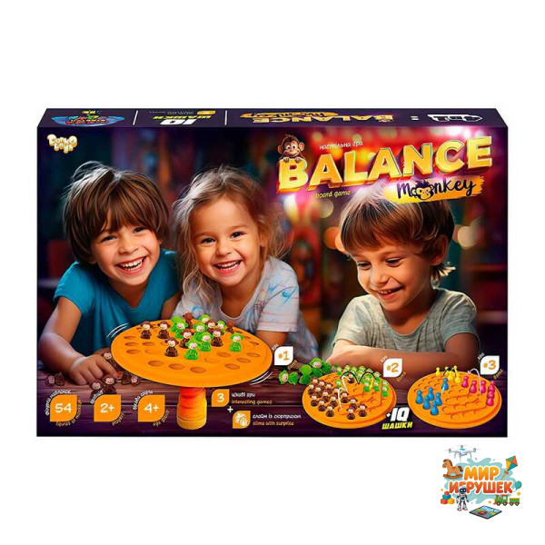 гр Розвиваюча настільна гра 'Balance Monkeys' BalM-02 велика (5) 'Danko Toys'