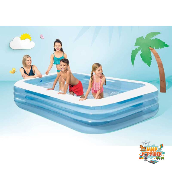 Intex Басейн 58484 NP (2) розміром 305х183х56см, об'єм: 1020л, вага: 7,3 кг, від 6 років