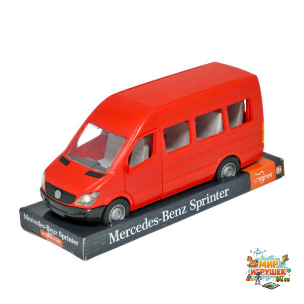 гр Автомобіль пасажирський 'Mercedes-Benz Sprinter' (червоний) 39705 (6) 'Tigres', в плівці