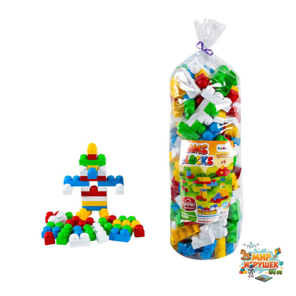 гр Конструктор 'BAMSIBLOCK №4' 115/5 (4) 'BAMSIC' 230 деталей, у пакеті