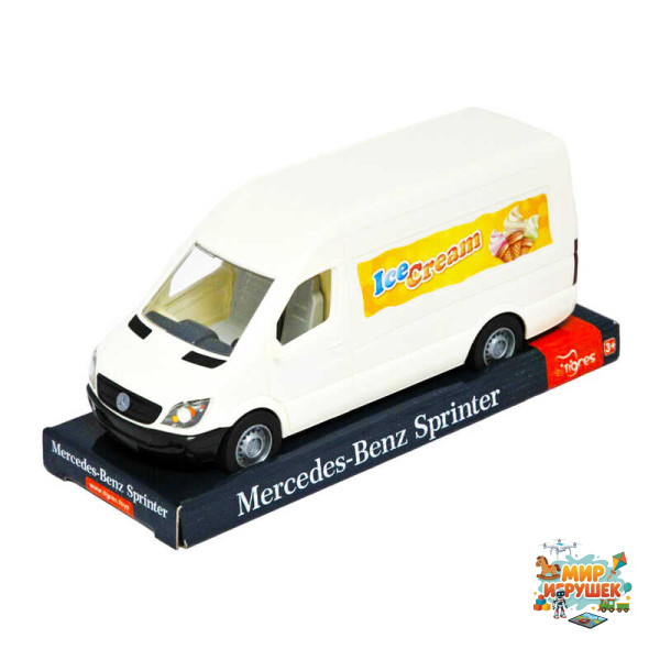 гр Автомобіль 'Mercedes-Benz Sprinter' вантажний 39700 (білий) на планшетці (6) 'Tigres'