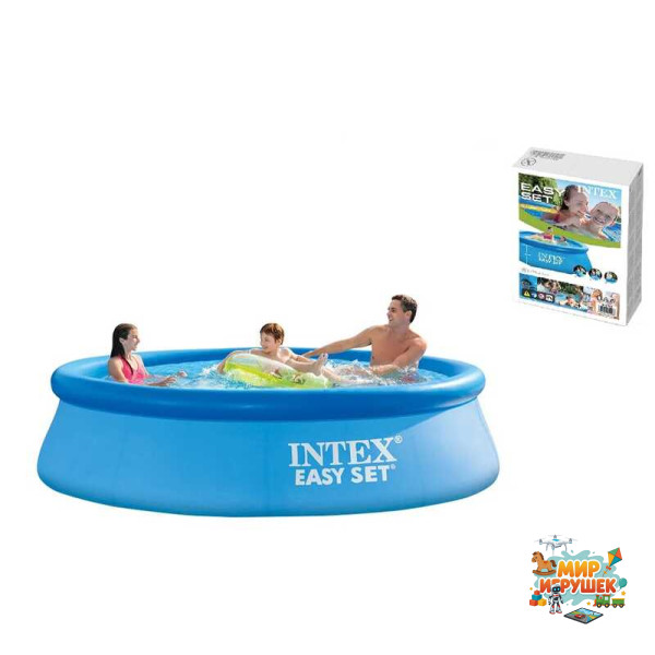 Intex Басейн наливний. 28110 NP (1) розміром 244х76см, об'єм: 2420л, вага: 6,3 кг