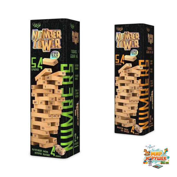 гр Розвивальна настільна гра 'NUMBER TOWER' (укр) NT-01U (6) 'Danko Toys'