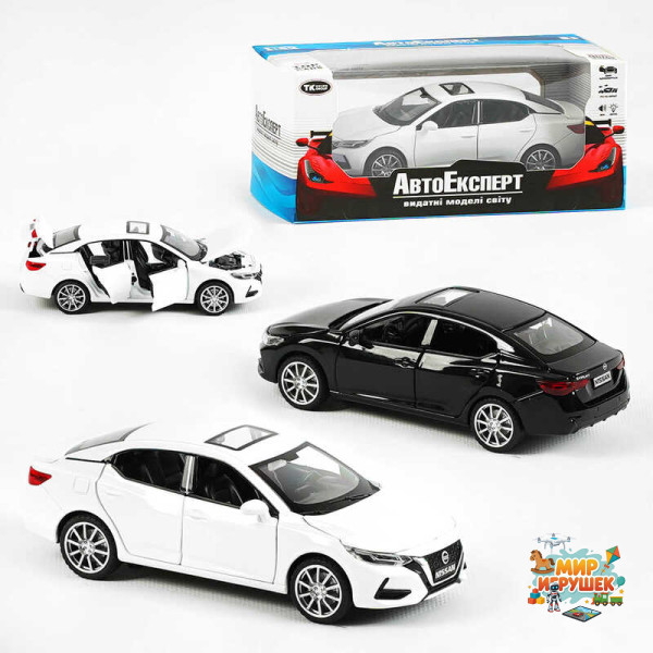 Машинка 47015 (48/2) 'Авто Експерт', 2 види, металопластик, 1:32, звук, світло, інерція, рухомі елементи, в коробці