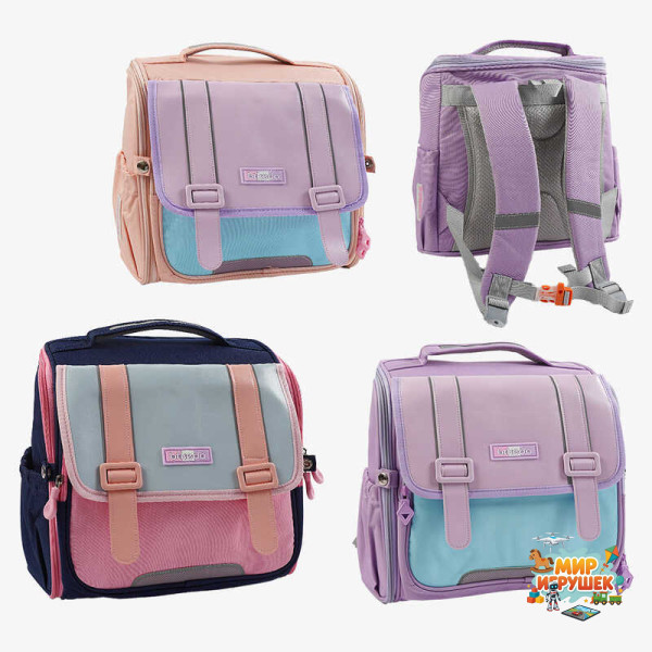 Рюкзак C 72842 (50) 3 кольори, розміри: 31х15х31 см, 1 відділення, 3 кишені, на блискавці, в пакеті, ВИДАЄТЬСЯ ТІЛЬКИ МІКС ВИДІВ