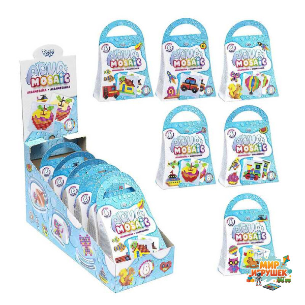 гр Комільфо 'Aqua Mosaic' AM-02-01,02,03,04,05,06 (24) 6 видів 'Danko Toys' ВИДАЄТЬСЯ МІКС ВИДІВ