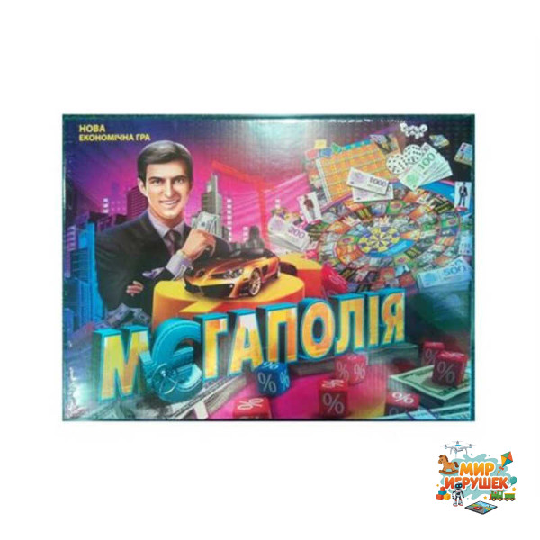 гр Настільна гра велика 'Мегаполія' DTG6U (10) укр 'Danko Toys'