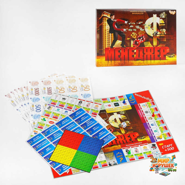 гр Настільна гра 'Менеджер' DTG28-U (20) 'Danko Toys', у коробці