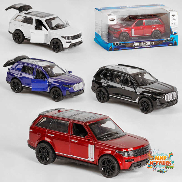 Машинка MG - 60712 (120/2) 'Авто Експерт', 4 види, 1:36, світло, звук, інерція, в коробці ВИДАЄТЬСЯ МІКС ВИДІВ