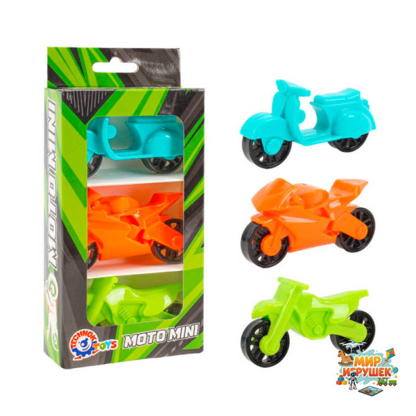 гр Мото міні 1942 (5) 'Technok Toys', мотоцикли, моторолер, в коробці
