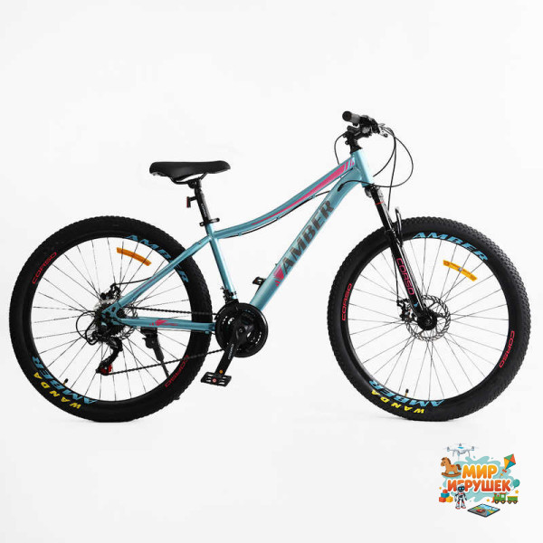 Велосипед Спортивний Corso «Amber» 27.5' дюймів MB-54811