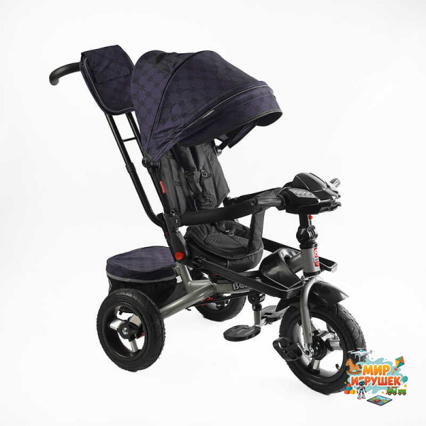 Велосипед 6088 F – 702-15 Best Trike (1) ПОВОРОТНЕ СИДІННЯ, СКЛАДНЕ КЕРМО, ФАРА МУЗИЧНА З USB,Bluetooth НАДУВНІ КОЛЕСА, ПУЛЬТ ВКЛЮЧЕННЯ СВІТЛА І ЗВУКУ