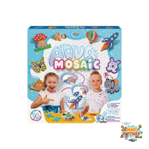 гр Набір творчої творчості середній 'Aqua Mosaic' AM-01-02 (10) 'Danko Toys'