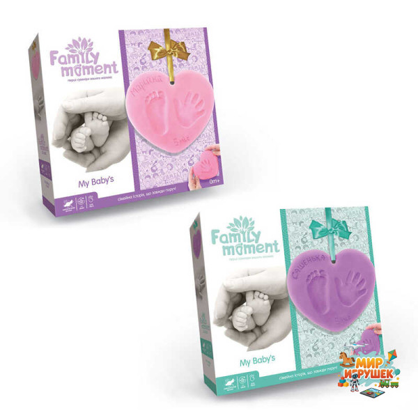 гр Набір для створення зліпків 'FAMILY MOMENT' FMM-01-01.02 УКР. (6) 'Danko toys'