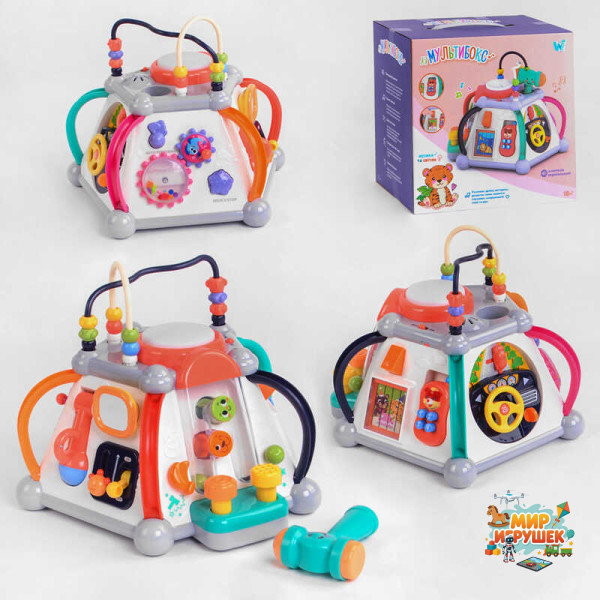 Музичний мультибокс 12892 (12/2) 'WToys', ОЗВУЧУВАННЯ УКРАЇНСЬКОЮ МОВОЮ, світло, звук, в коробці