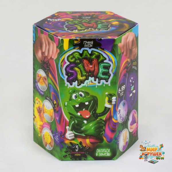 гр Набір для проведення дослідів 'Crazy Slime' (8) SLM-01-01Ui 'Danko Toys'