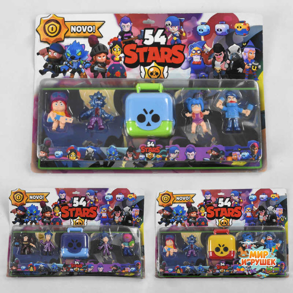 Герої LDY 220862 (72) BRAWL STARS, 3 види, на листі