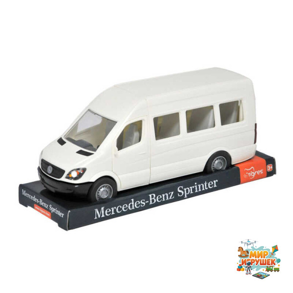 гр Автомобіль 'Mercedes-Benz Sprinter' пасажирський (білий) на планшетці 39704 (6) 'Tigres'