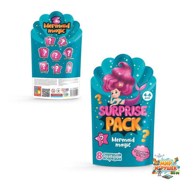 гр Набір сюрпризів 'Surprise pack. Mermaid magic' VT 8080-01 (10) 'Vladi Toys'