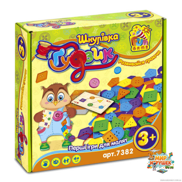 гр Гра - Шнурівка 'Ґудзик' 7382 (12) '4FUN Game Club', у коробці