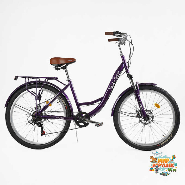 Велоcипед міський Corso «Viola» 26' дюймів VL-26914