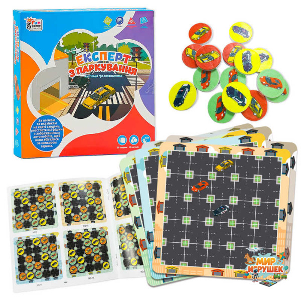 гр Настільна гра 'Екcперт з Паркування' UKB-B 0033 (12) '4FUN Game Club' українською мовою, в коробці