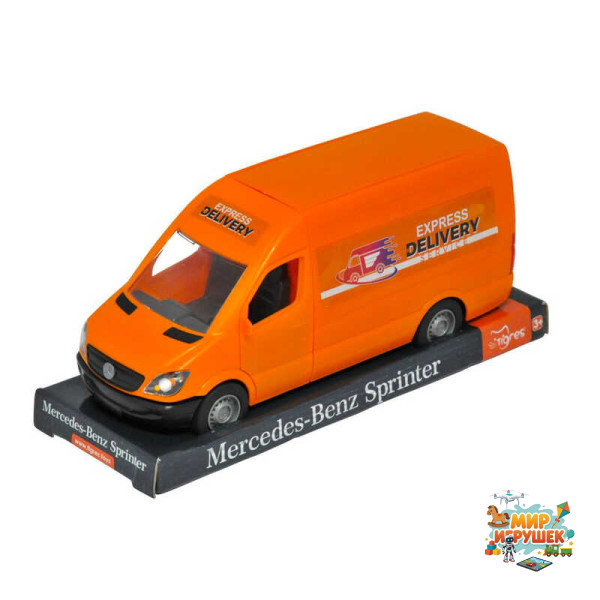 гр Автомобіль 'Mercedes-Benz Sprinter' вантажний 39719 (помаранчевий) на планшетці (6) 'Tigres'