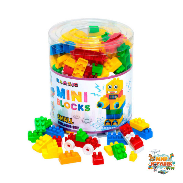 гр Конструктор 'Mini Blocks №10' 240 деталей в тубусі 116/10 (16) 'Bamsic'