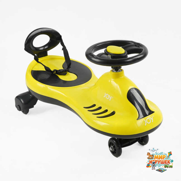 Каталка-толокар JOY TB-690-87 (6) колеса PU зі світлом, музика та світло, захисний ремінь, спинка, до 25 кг, в коробці