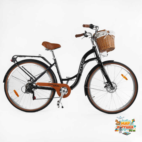 Велосипед міський Corso 'Sonata' SN-28033 + КОШИК