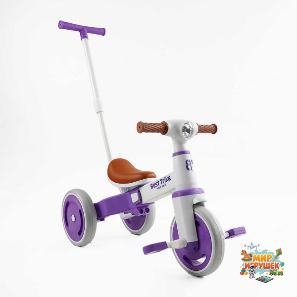 Велосипед 3-х кол. Best Trike LB-10571 (1) матеріал рами нейлон, колеса передні 10``, задні 8``, батьківська ручка, в коробці
