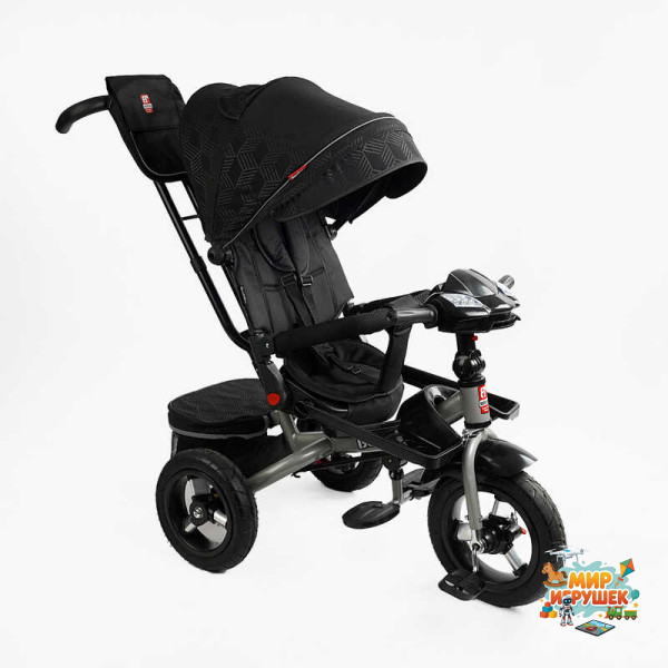Велосипед 6088 F – 695-12 Best Trike (1) ПОВОРОТНЕ СИДІННЯ, СКЛАДНЕ КЕРМО, ФАРА МУЗИЧНА З USB,Bluetooth НАДУВНІ КОЛЕСА, ПУЛЬТ ВКЛЮЧЕННЯ СВІТЛА І ЗВУКУ