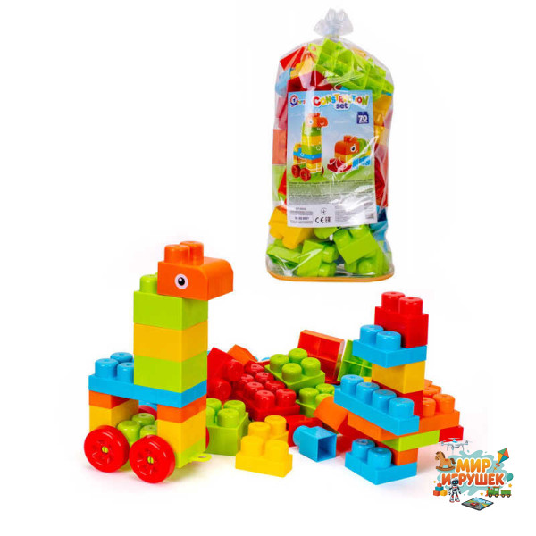 гр Конструктор 6801 (6) 'Technok Toys' 70 деталей, в пакеті