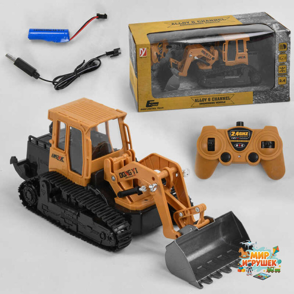 Екскаватор на радіоуправлінні A 8863-74 (20) акумулятор 3.7V, підсвічування, звук, в коробці