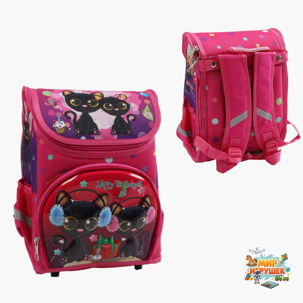 Рюкзак C 72951 (36) розмір: 26×17×35 см, 1 відділення, 3 кишені, регульовані лямки, на блискавці, в пакеті