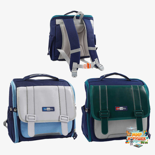 Рюкзак C 72843 (50) 2 кольори, розмір: 35х17х30 см, 1 відділення, 3 кишені, на блискавці, в пакеті