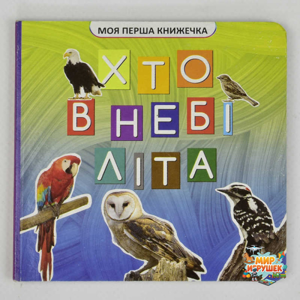 гр Моя перша книжечка 'Хто у небі літає' VR06041708 / 9789669754493 (20) 'Jumbi', 10 сторінок, розмір 10х10 см