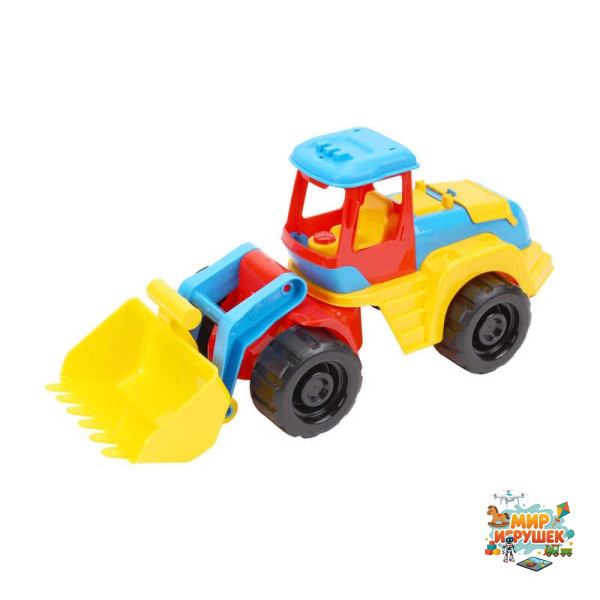 гр Трактор 6894 (6) 'Technok Toys' інерція, рухливе навісне обладнання, регулювання коліс, в сітці